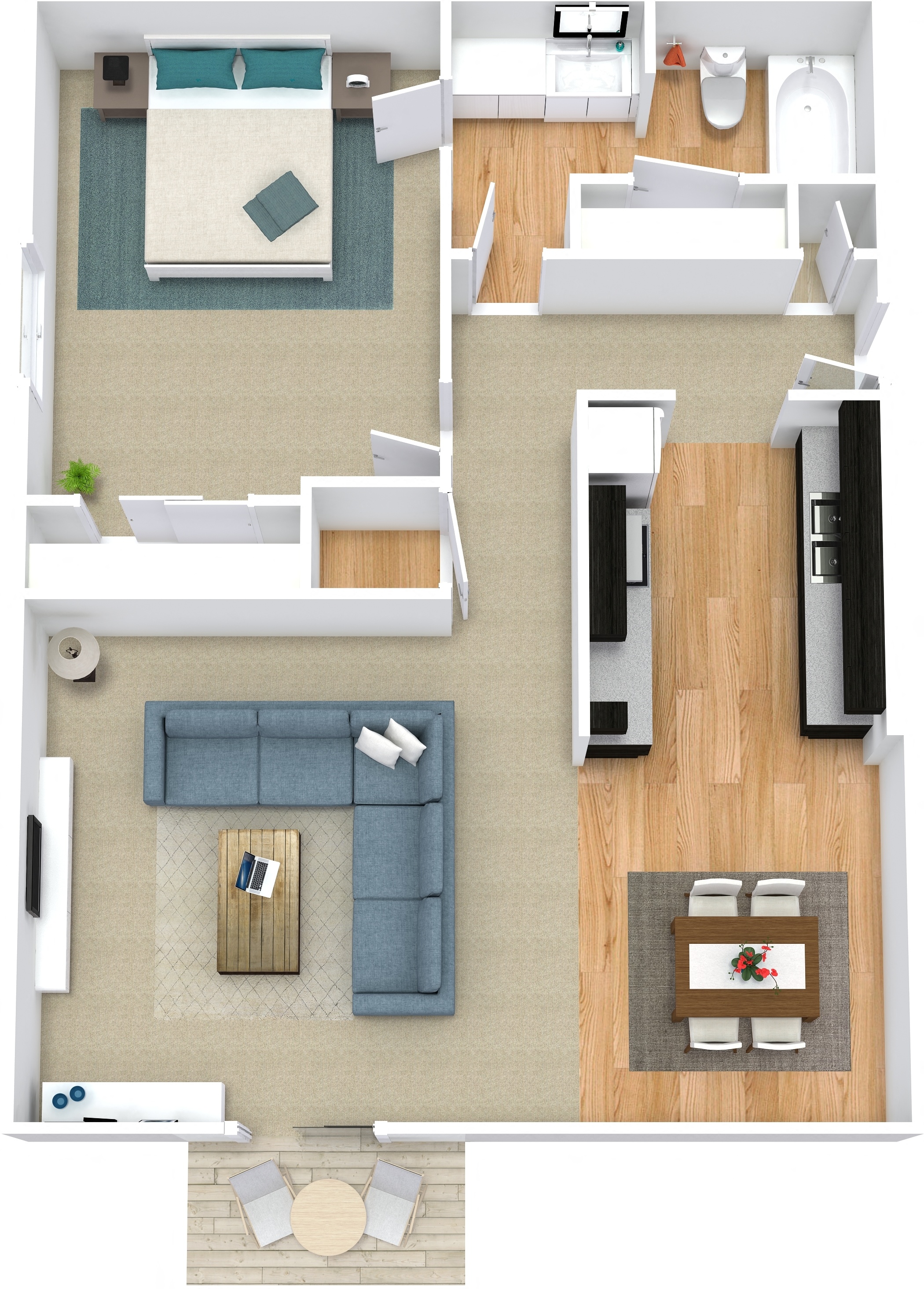 Weston Park Apartments, Des Moines, Iowa A2